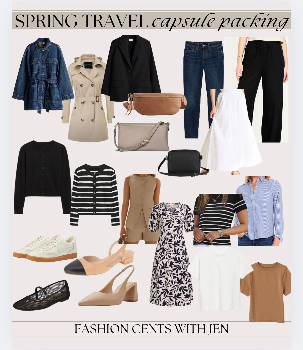 Spring Capsule Wardrobe! The perfect carryon packing wardrobe list to create over 20 outfits! Perfect for a city break type trip



Spring packing
Carryon packing 
Carryon packing tips
Spring capsule wardrobe
Packing list
Spring packing list
