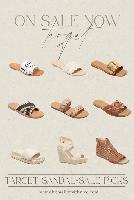 Target sale! 20% off sandals right now! Here are my picks! Perfect for summer or any beach trips or vacations you have coming up! 
#sandals
#shoesale #shoes #target

#LTKswim #LTKstyletip #LTKshoecrush