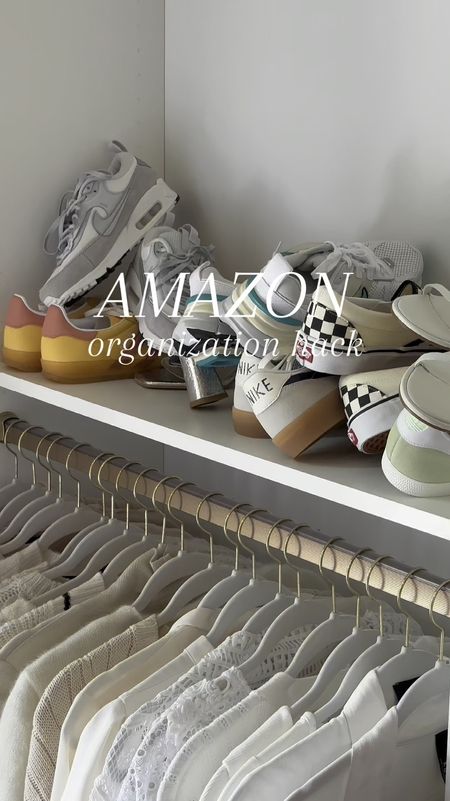 🌟 Closet Chronicles: A Tale of Chaos & Organization! 🌟
Ever feel like everything in my closet is chaotic, so I grabbed tons of organization props and went to work! 🧵 From piles of clothes to a serene sanctuary, it's been quite the journey! My absolute favorite part? The shoe organizers! 👠
Grab Yours here: https://amzn.to/4bmbRAw

They keep my kicks nice and neat and can still see the shoes for easy pick out – no more hunting through a jumble of heels! I dove into the depths of my closet armed with baskets, hangers, and determination! 🛍️ It's like a treasure hunt, rediscovering forgotten favorites and bidding farewell to items that have seen better days. And let's not forget the joy of color-coding! 🌈 Every hue finds its place, creating a visual symphony that's both pleasing and practical. #ad

The satisfaction of a well-organized closet is unparalleled – it's like a hug for your belongings! 🤗 Plus, it frees up mental space knowing that everything has its designated spot. So here's to conquering chaos, one hanger at a time! Who's ready to join the organization party? 🎉 #closetgoals #organizedchaos #organizationgoals #organizationtips #closetorganization #ClosetEssentials #founditonamazon #amazonfinds #amazonfind

#LTKVideo #LTKHome #LTKStyleTip