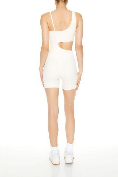 Active Asymmetrical Cutout Romper | Forever 21