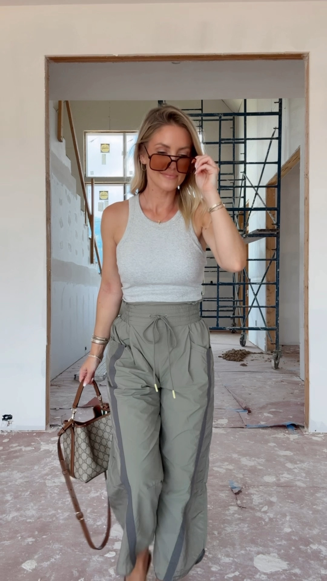 Small Amazon tank (with a built in bra 🙌🏼) / XS Free People pants (linked similar from Amazon!) 

#LTKOver40 #LTKPetite #LTKStyleTip