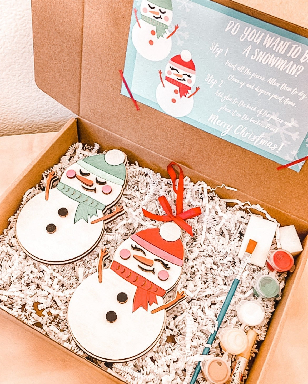 Christmas DIY decor, Holiday DIY decor, Christmas ornament paint kit, Snowman ornament DIY decor, craft kit, all supplies included, Christmas decor, Holiday decor, craft art supplies, gift idea for kids, gift idea for grandchildren, Thanksgiving family activity 

#LTKHome #LTKHoliday #LTKSeasonal