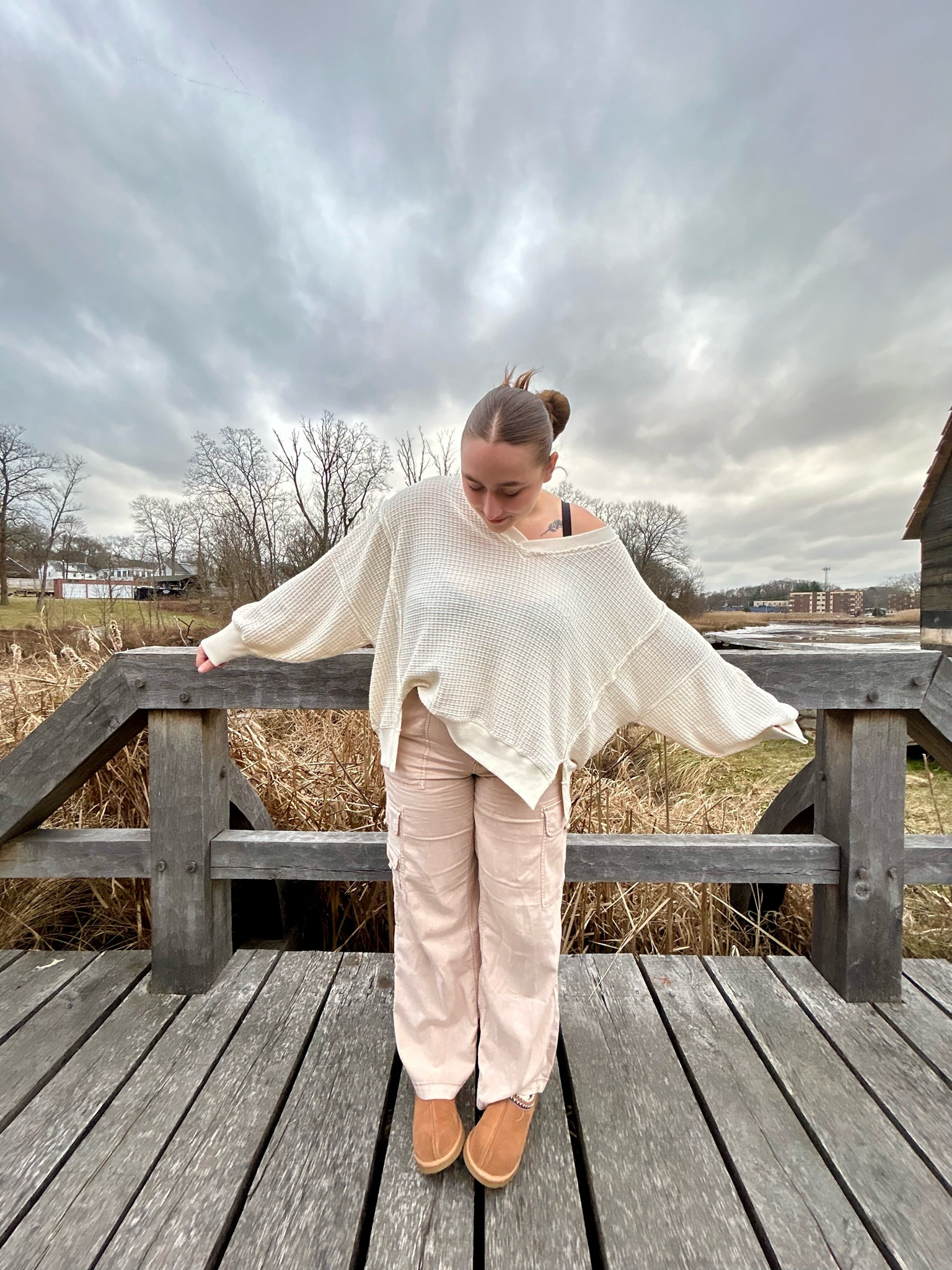 baggy outfit inspo !! 
wearing size large in the top (runs very big but i wanted a super oversized fit) and a size 12 regular in the pants 

#LTKfindsunder50 #LTKfindsunder100 #LTKmidsize