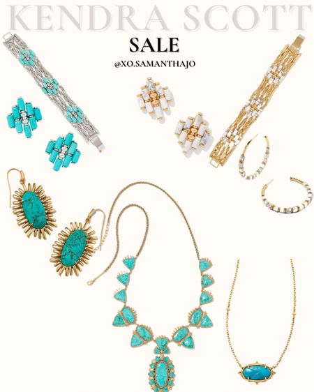 Kendra Scott select jewelry up to 20% off 

Nfr outfits - turquoise jewelry- gift guide for her - turquoise earrings - western outfits - Nashville outfits - country concert outfits - accessories - gold and turquoise- 

#LTKGiftGuide #LTKsalealert #LTKstyletip