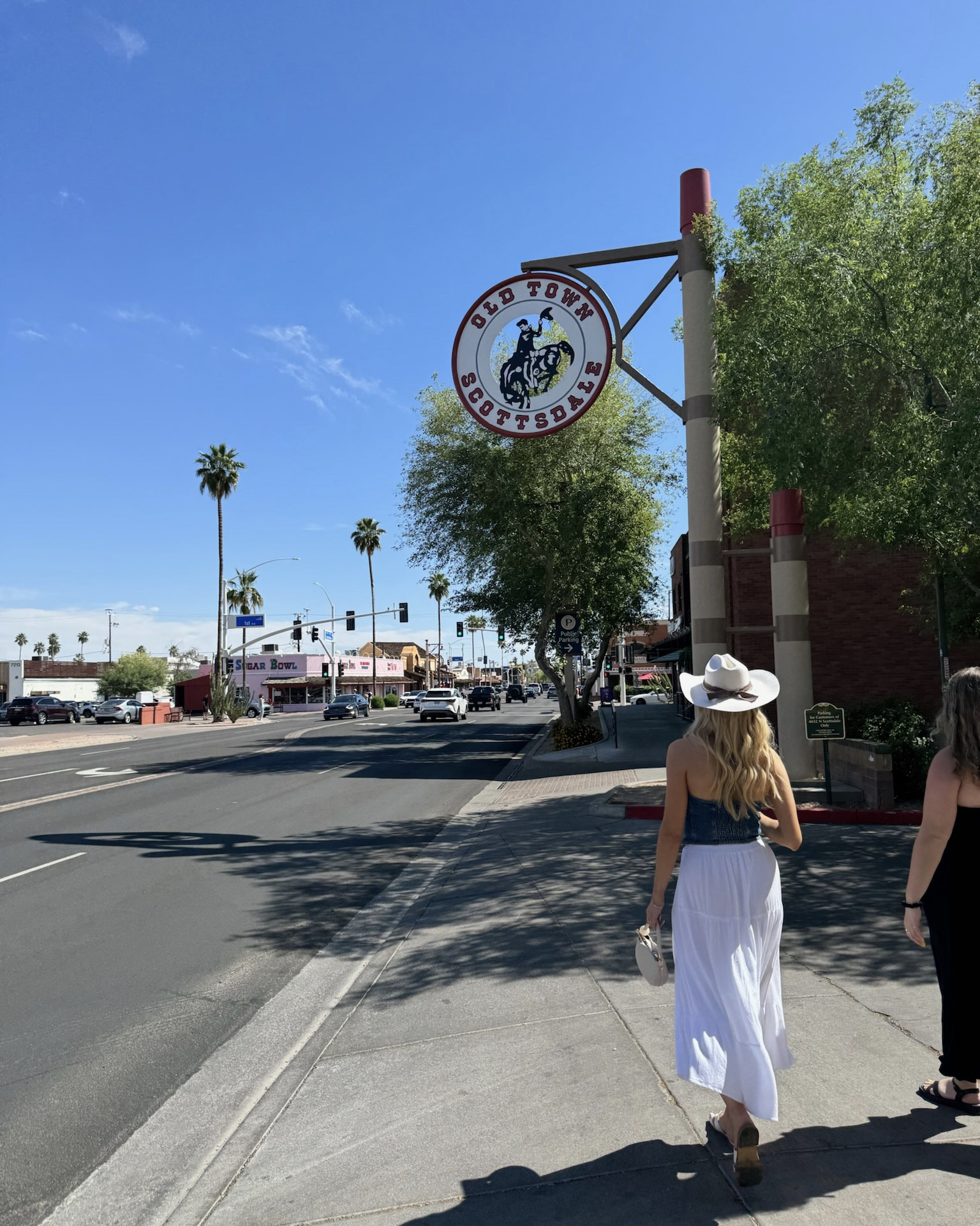 Scottsdale bachelorette outfit inspo ! Denim top and flowy white skirt - wearing a size small in both 🤎🤠 made a hat at Rancher Hat bar which was the most fun experience!

#LTKStyleTip #LTKWedding #LTKFindsUnder100