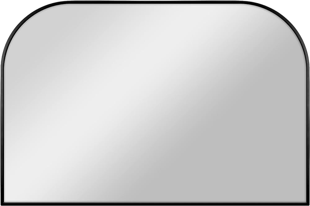 MCS Master & Co. Modern Metal Large Wall Mirror, Minimalist Home Decor Mantle Arch Mirror for Liv... | Amazon (US)