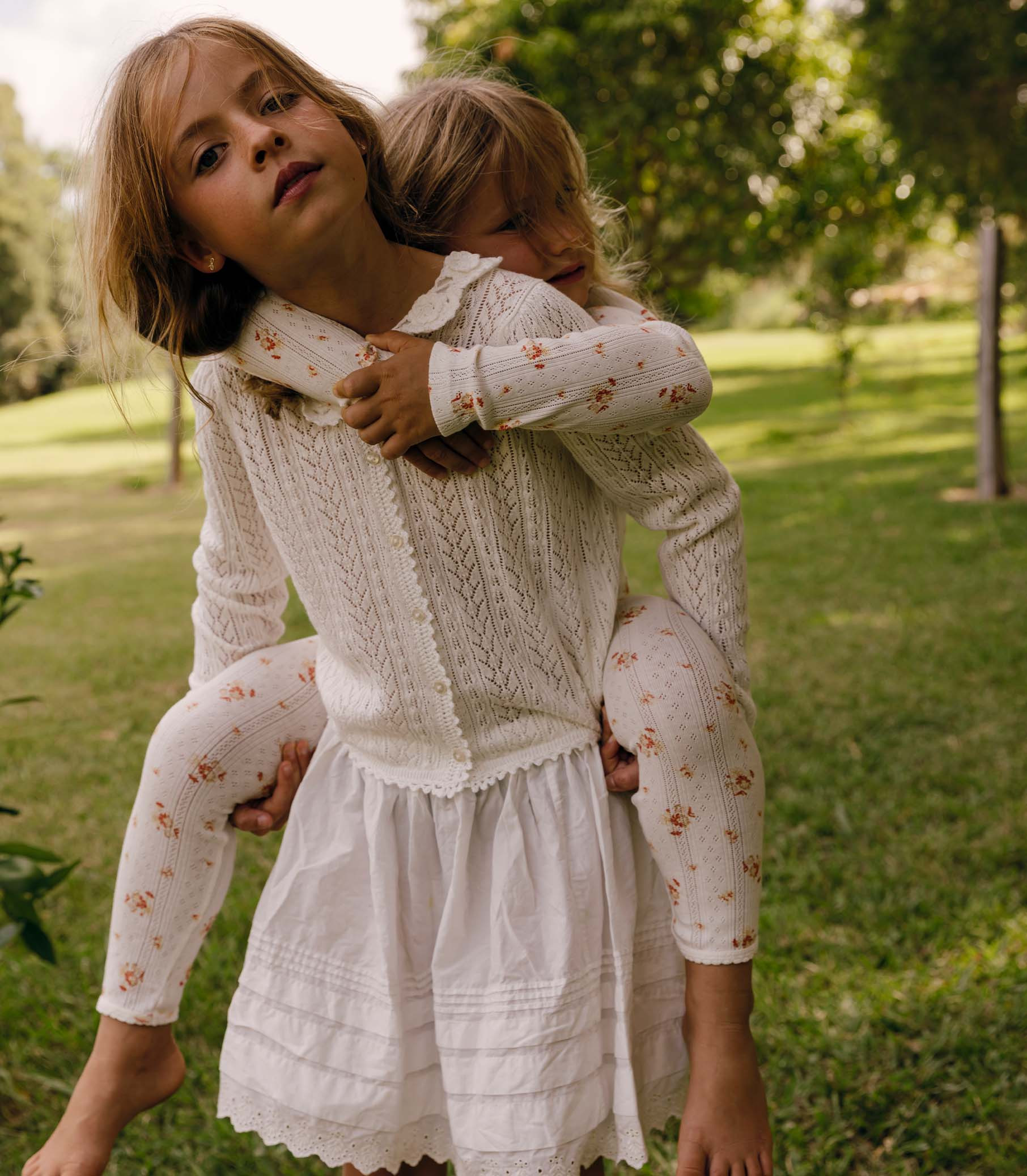 Little Martina Cardigan - Pale Lily | DÔEN | DOEN