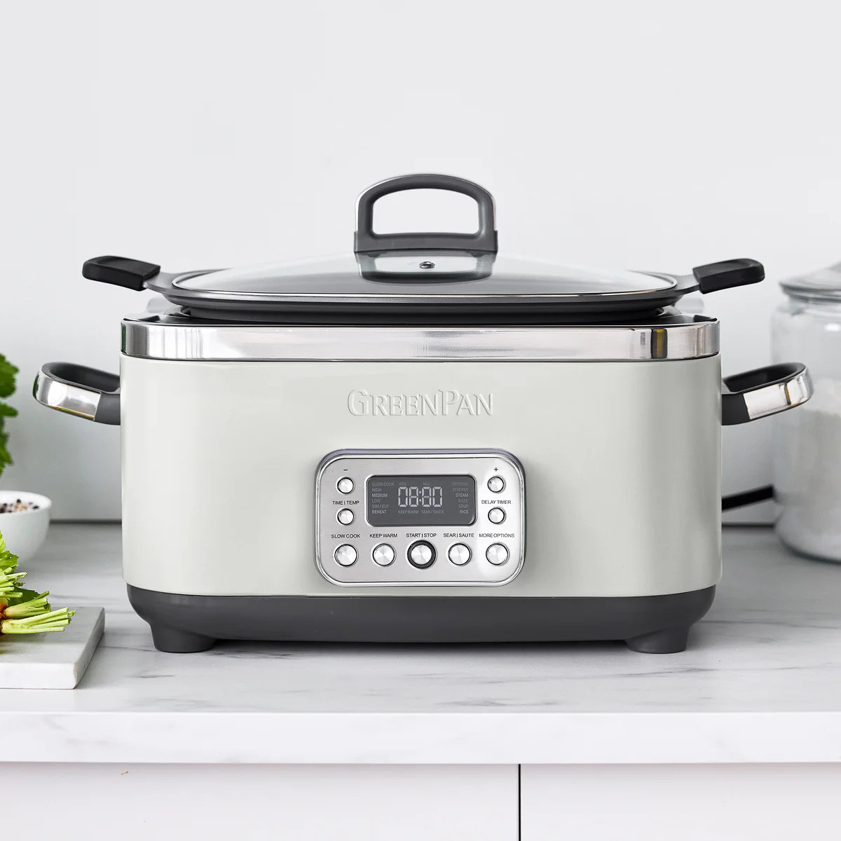 Elite 14-in-1 6-Quart Slow Cooker | Oxford Blue | GreenPan