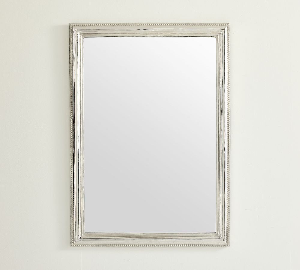 Silver Beaded Mirror | Pottery Barn (US)
