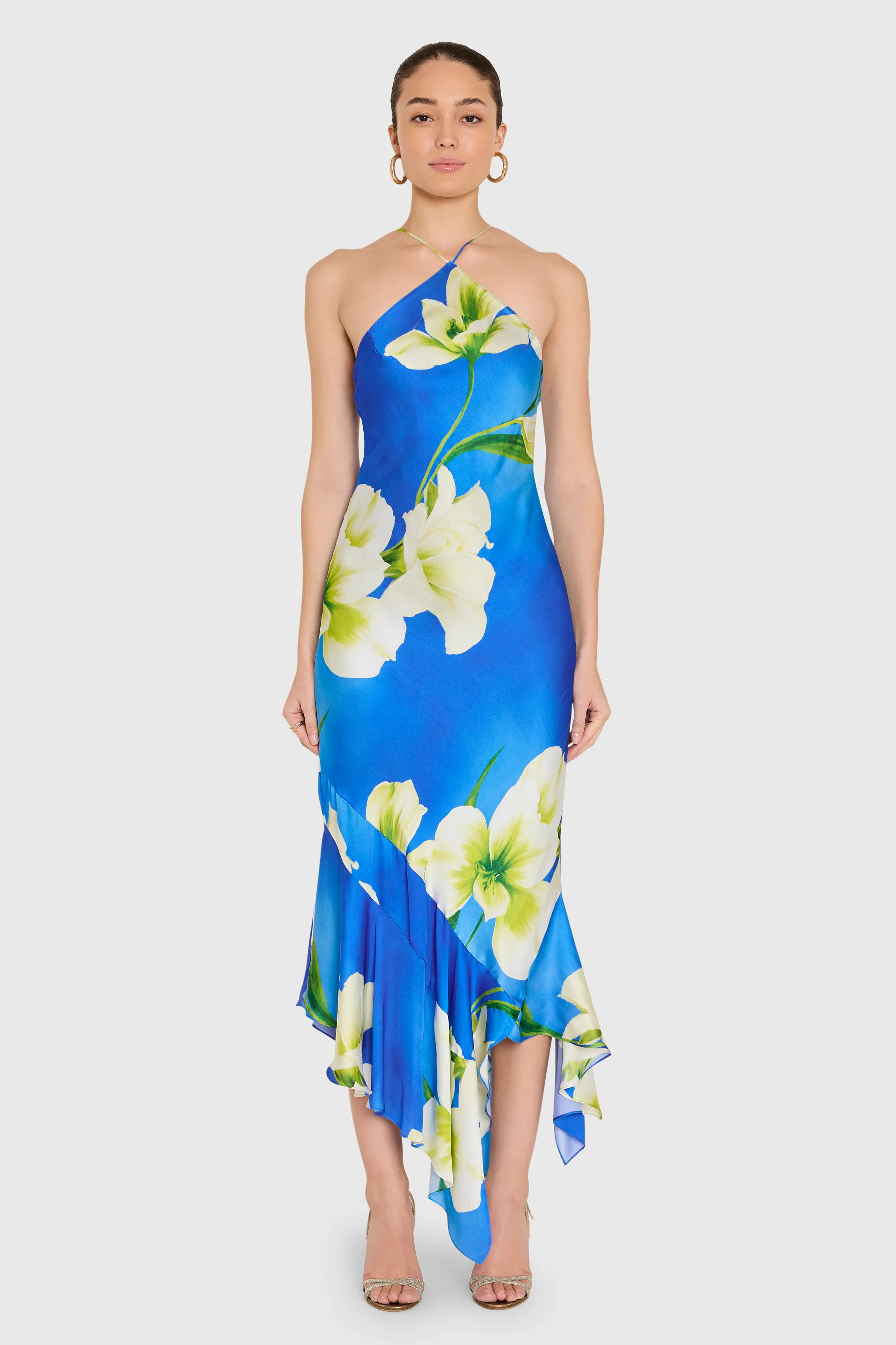 Gabriella Midi Dress in Mallorca | Amanda Uprichard