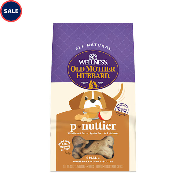 Old Mother Hubbard by Wellness Classic P-Nuttier Natural Small Oven-Baked Biscuits Dog Treats, 20... | Petco