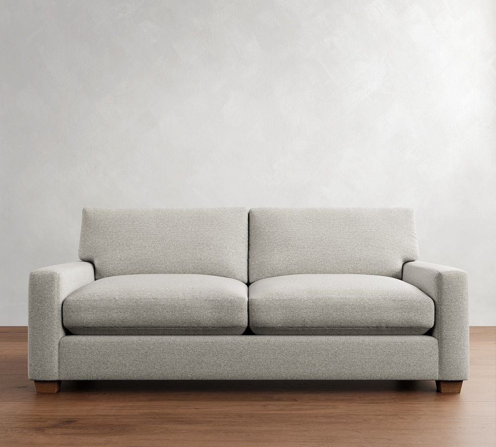PB Comfort Modern Square Arm Sofa (62"-98") | Pottery Barn (US)