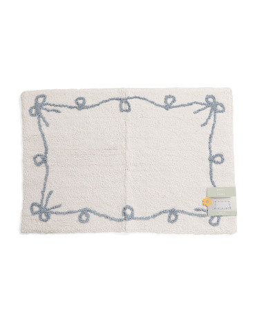 20x30 Sasha Bows Cotton Tufted Bath Rug | TJ Maxx