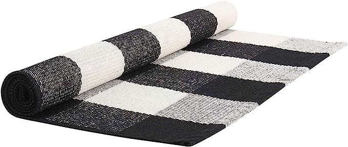 Colibyou Kitchen Carpet Bathroom Outdoor Porch Laundry Living Room Braided Washable Throw Mat (23... | Amazon (US)