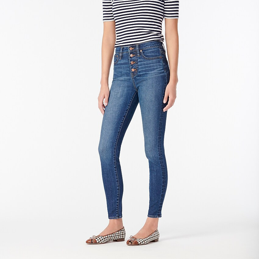 10" highest-rise toothpick jean in Old Town wash | J. Crew US