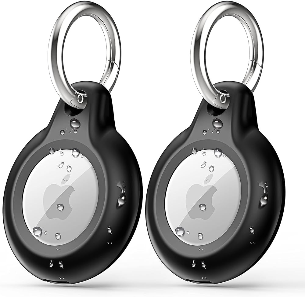 2 Pack IPX8 Waterproof Airtag Keychain with Airtag Holder Case,Full Body Shockproof,Anti-Scratch ... | Amazon (US)