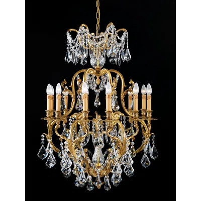Oxide French 12-Light Candle Style Tiered Chandelier | Wayfair North America
