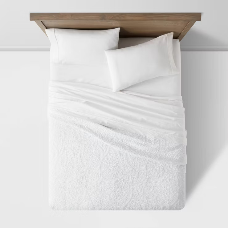 Garment Washed Paisley Stitch Quilt - Threshold™ | Target