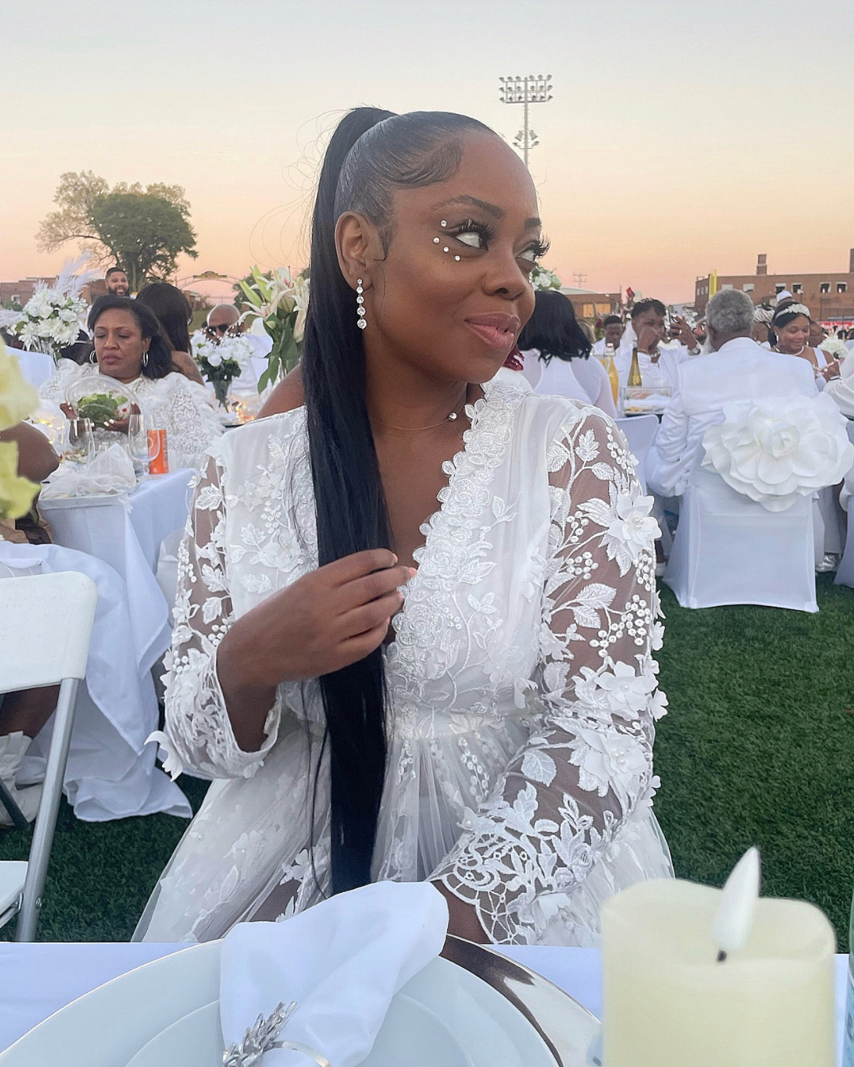 A winged liner is no longer setting the bar alone and can be seen accompanied with face jewels/gems as set apart glam.  There are many versions to choose from, so finding what works for you is best. 

#LTKunder50 #LTKbeauty