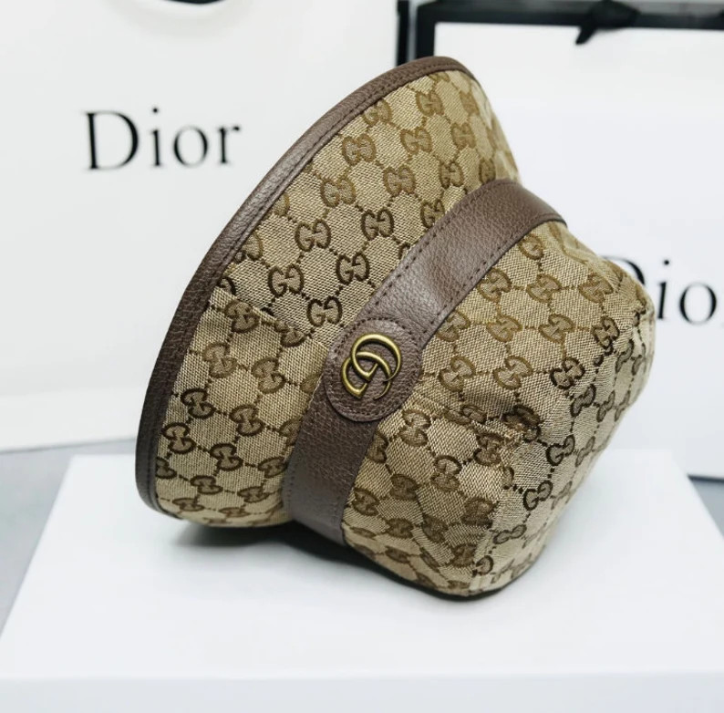 Designer inspired letter GG letter fisherman hat | Etsy (US)