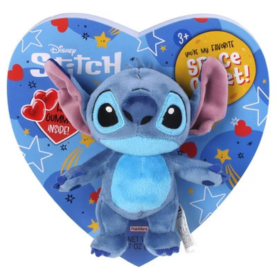 Stitch Disney Heart Box Valentine Candy with Plush - 3.17oz | Target