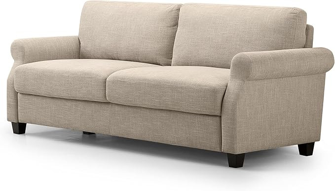 ZINUS Josh Sofa Couch / Easy, Tool-Free Assembly, Beige | Amazon (US)