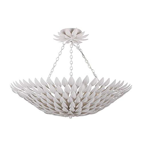Broche 6 Light Matte White Chandelier | Amazon (US)