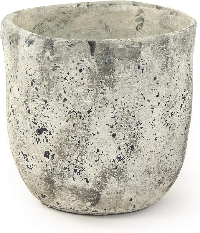ZENTIQUE Distressed Vase, One Size, Grey, White | Amazon (US)
