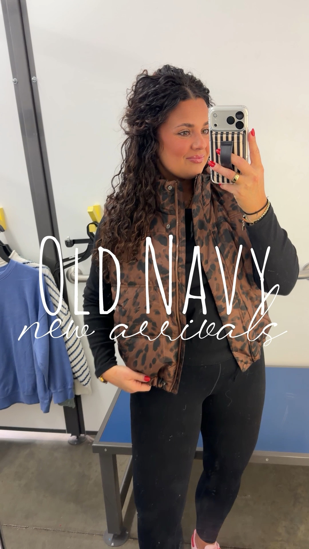 Old navy new arrivals 😍 I am wearing a medium in the vest, an XL in the blue crewneck & button cardigans & a large in everything else! Everything is currently 50% off — ending today 1/30!! 

#oldnavy 

#LTKActive #LTKSeasonal #LTKSaleAlert