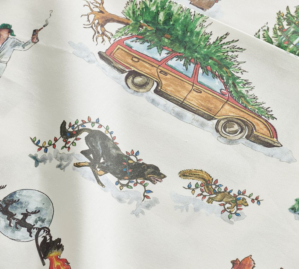 National Lampoon's Christmas Vacation™ Percale Sheet Set | Pottery Barn (US)