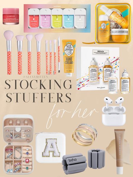 Stocking Stuffers for Her. Perfect gifts when you don’t know what to get! 

Gift Guide | Stocking Stuffers | For Her | Gift Ideas | Christmas | Presents | Beauty | Skincare | Makeup | Perfume | Jewelry | Fitness | Amazon | Target | Sephora | Hand Cream | Body Butter | Makeup brushes | Love Bracelet | Travel | Summer Fridays 


#LTKHoliday #LTKfindsunder100 #LTKGiftGuide