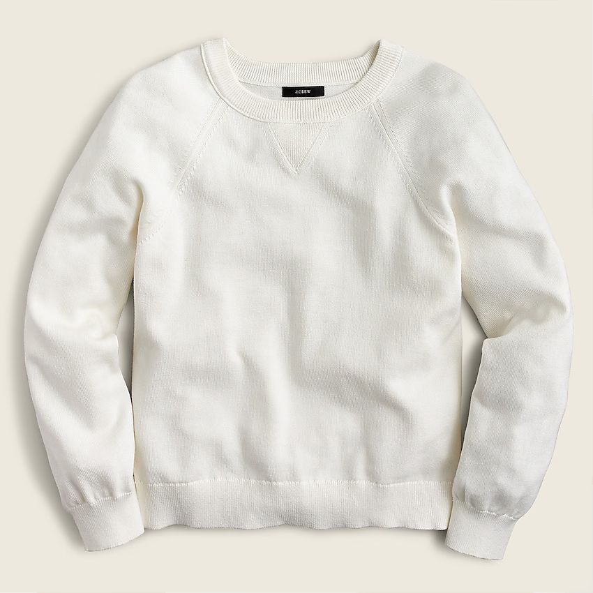 Cotton-cashmere pullover sweatshirt | J.Crew US