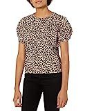 Velvet by Graham & Spencer Women's Dahlia Leopard Puff Sleeve Sweatshirt, Acorn, S | Amazon (US)