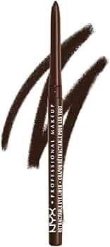 NYX PROFESSIONAL MAKEUP Mechanical Eyeliner Pencil, Brown | Amazon (US)
