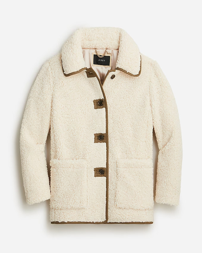 IN YOUR SHOPPING BAGTeddy sherpa jacketItem BJ97517 REVIEWS$278.0040% off full price with code SH... | J. Crew US