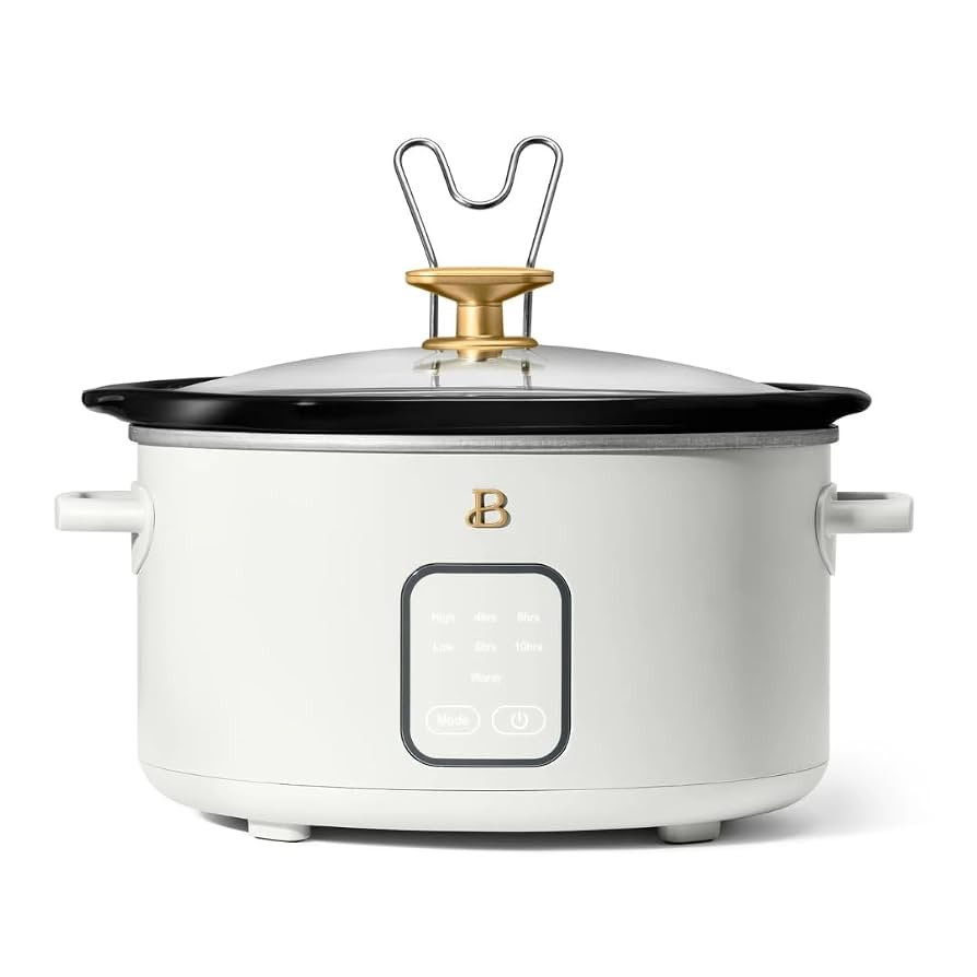 Beautiful 4-Quart Slow Cooker with Touch-Activated Display, Programmable Digital Controls, Remova... | Amazon (US)