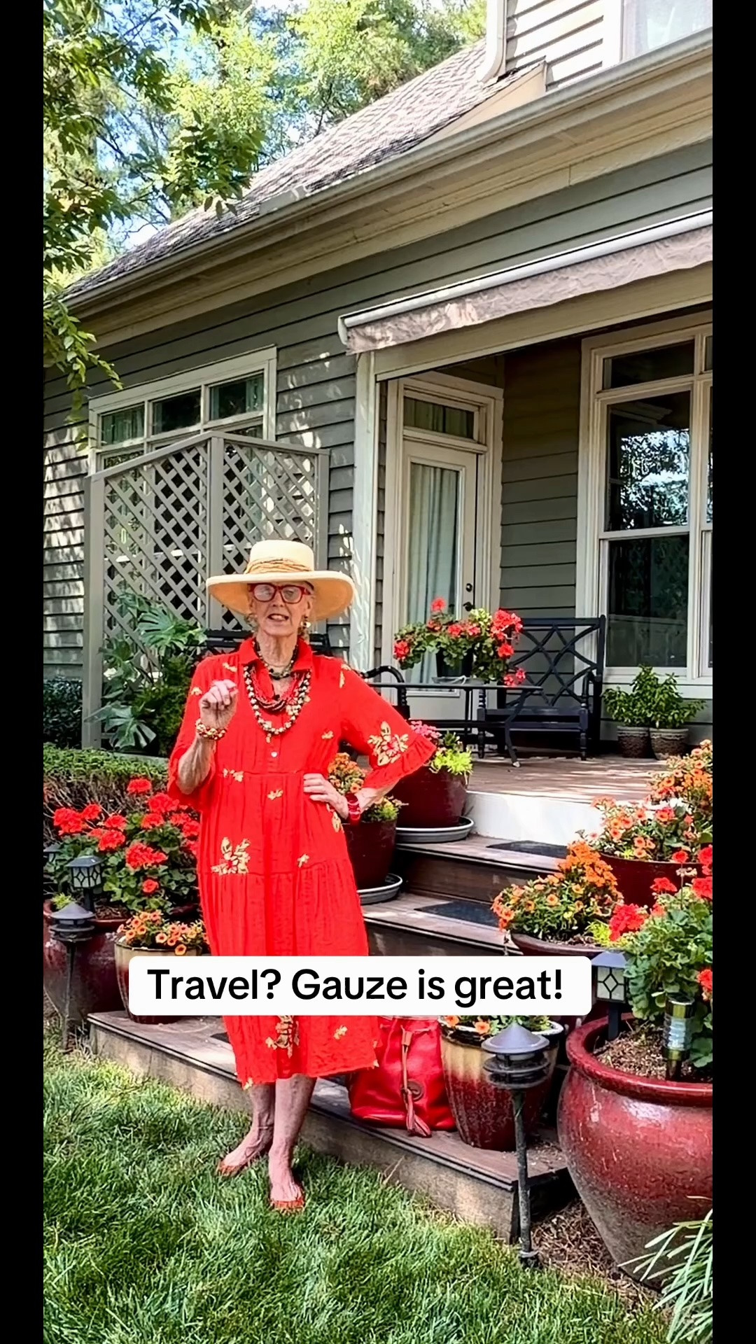 A Gauze dress is the perfect summer travel outfit, it’s easy, effortless and doesn’t wrinkle! Add some bold accessories and a straw hat and you’re ready to go! #fyp #dress #summer #travel #trending

#LTKOver40 #LTKTravel #LTKMidsize