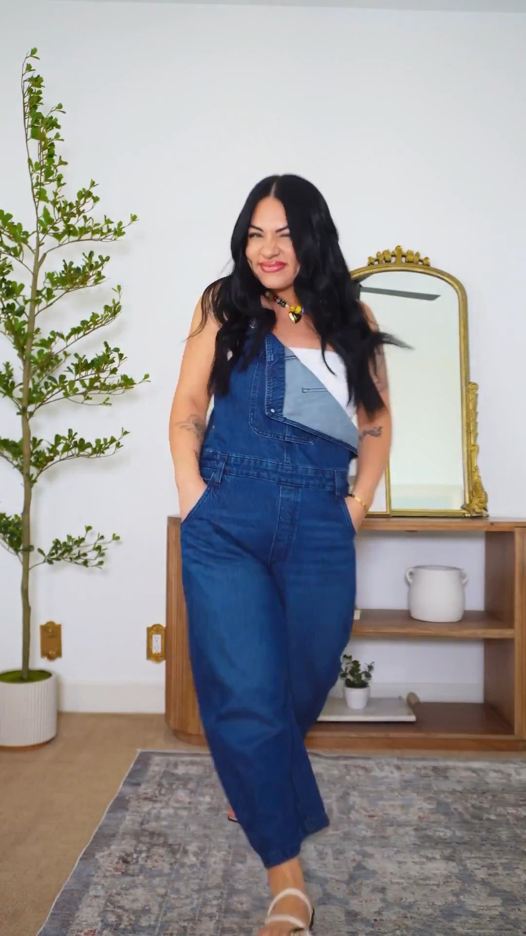 i’m a size large in all amazon
large in the walmart overalls 
medium in the target strapless top
large in wrangler tee

Outfit haul, fashion haul, midsize fashion, wrangler, strapless bras, tori block

#LTKootd #LTKMidsize #LTKSeasonal