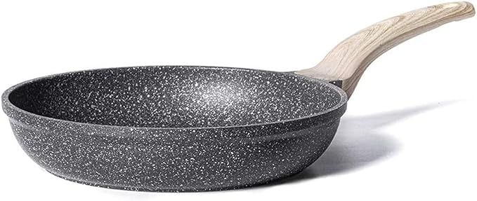 CAROTE Nonstick Frying Pan Skillet,Non Stick Granite Fry Pan Egg Pan Omelet Pans, Stone Cookware ... | Amazon (US)
