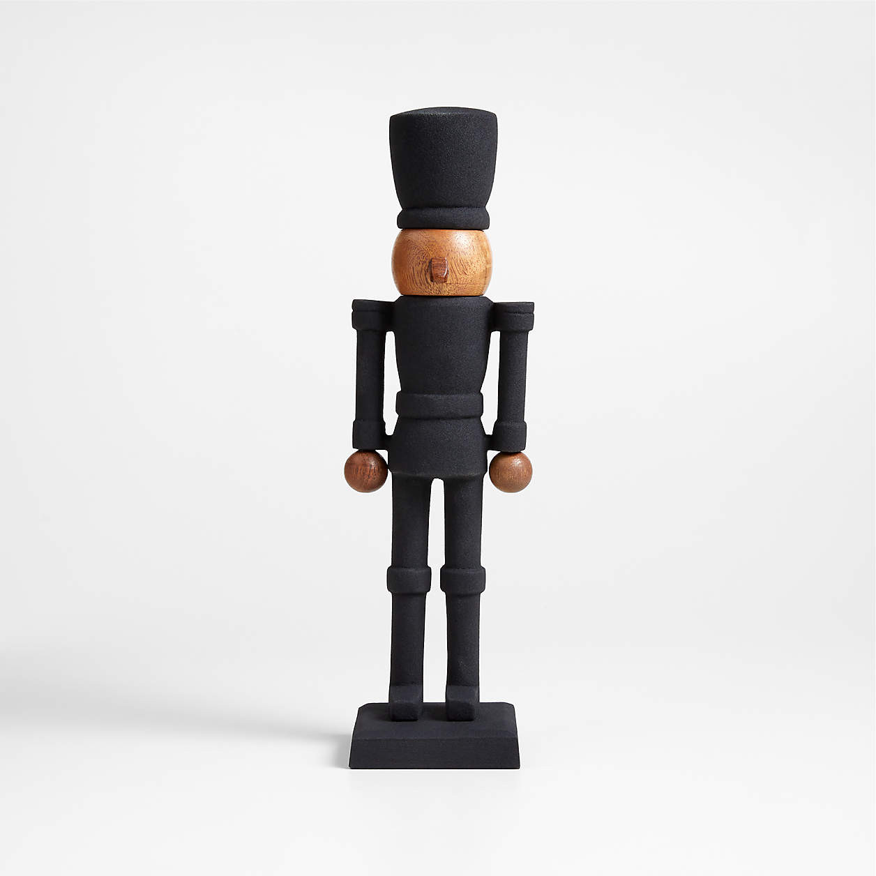 12" Zinc and Wood Holiday Nutcracker + Reviews | Crate & Barrel | Crate & Barrel