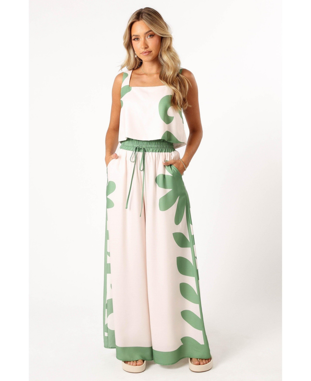 Petal and Pup Women's Timothy Pant Set - Green | Macy's