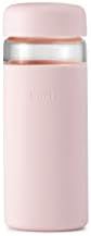 W&P Porter Glass Wide Mouth Bottle w/ Protective Silicone Sleeve | Blush 16 Ounces | On-the-Go | ... | Amazon (US)