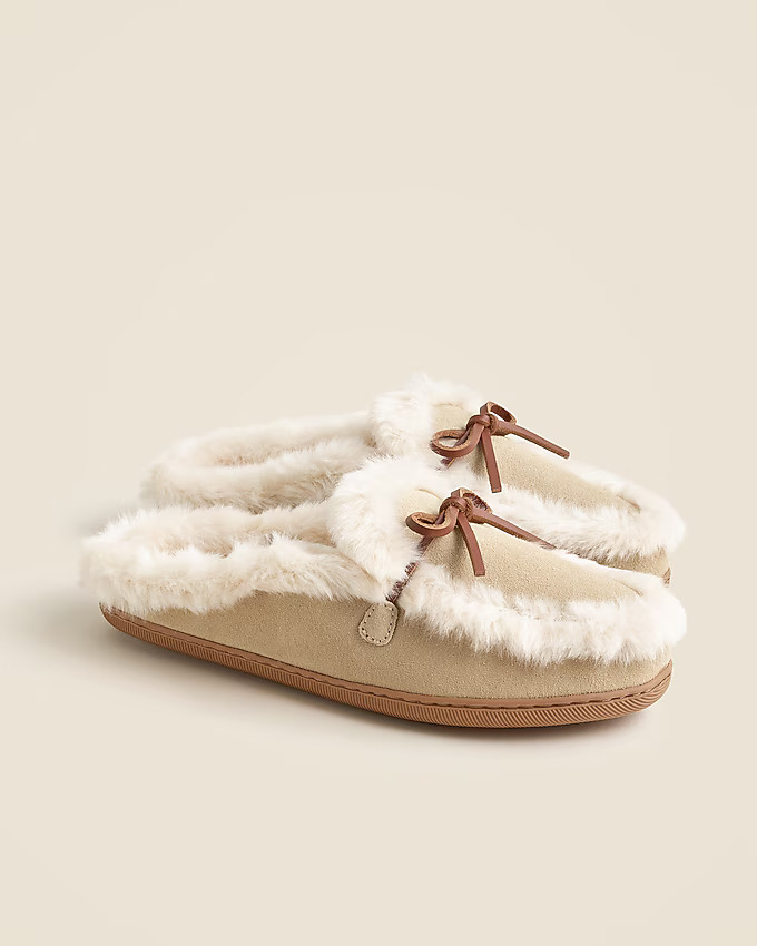 Lodge mules in suede | J. Crew US