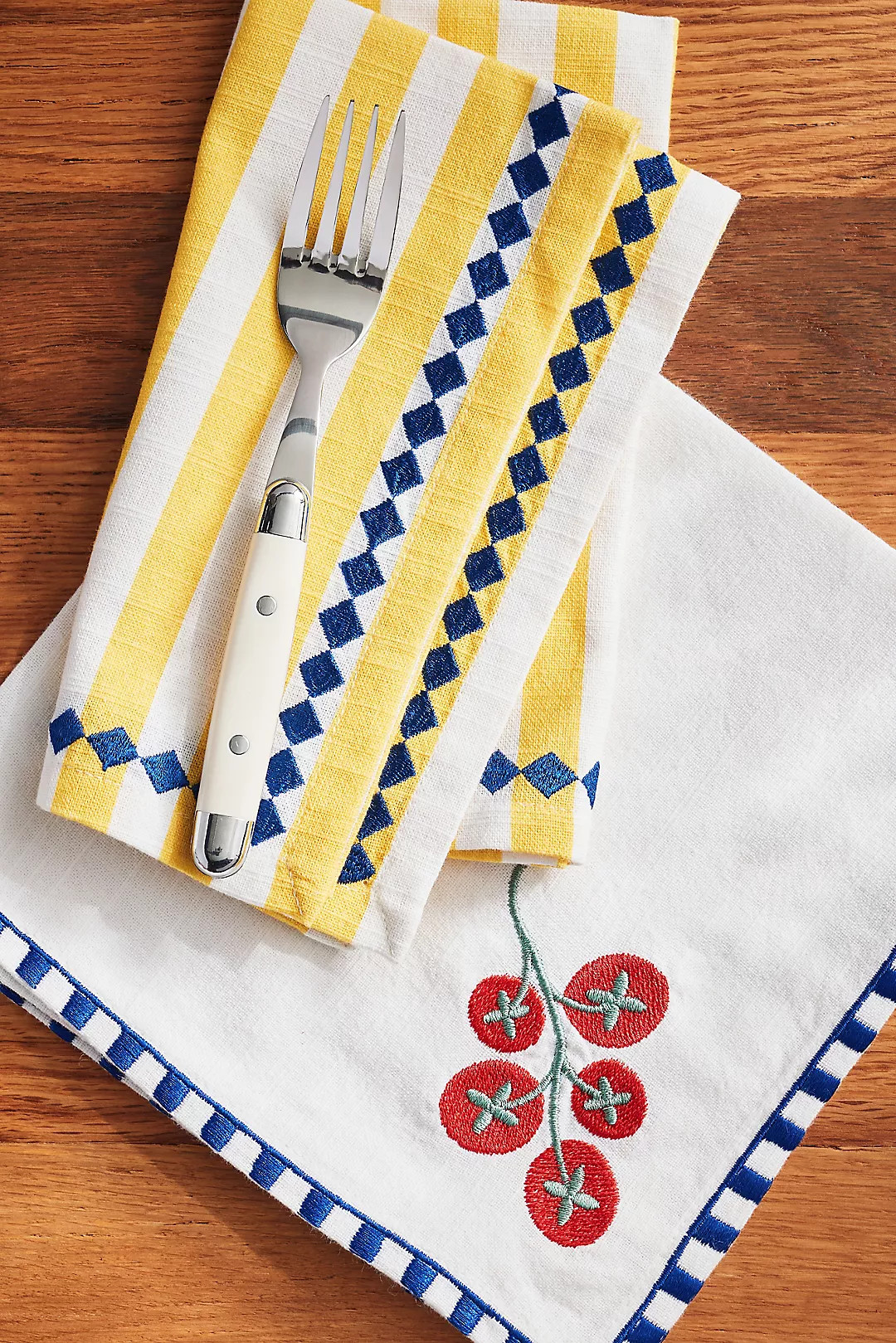Bistro Tile Italia Napkins, Set of 2 | Anthropologie (US)