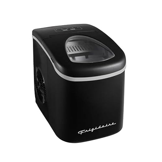 FRIGIDAIRE EFIC128AMZBLK Compact Countertop Ice Maker, 26 lb per Day, Black | Amazon (US)