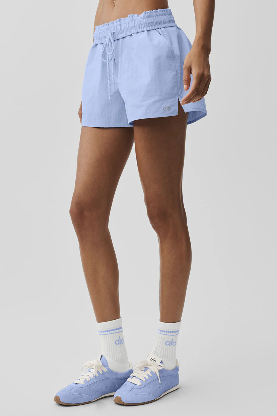 ALO | Alumni Short in Light Provence Blue, Size: XS | Alo Yoga (US)