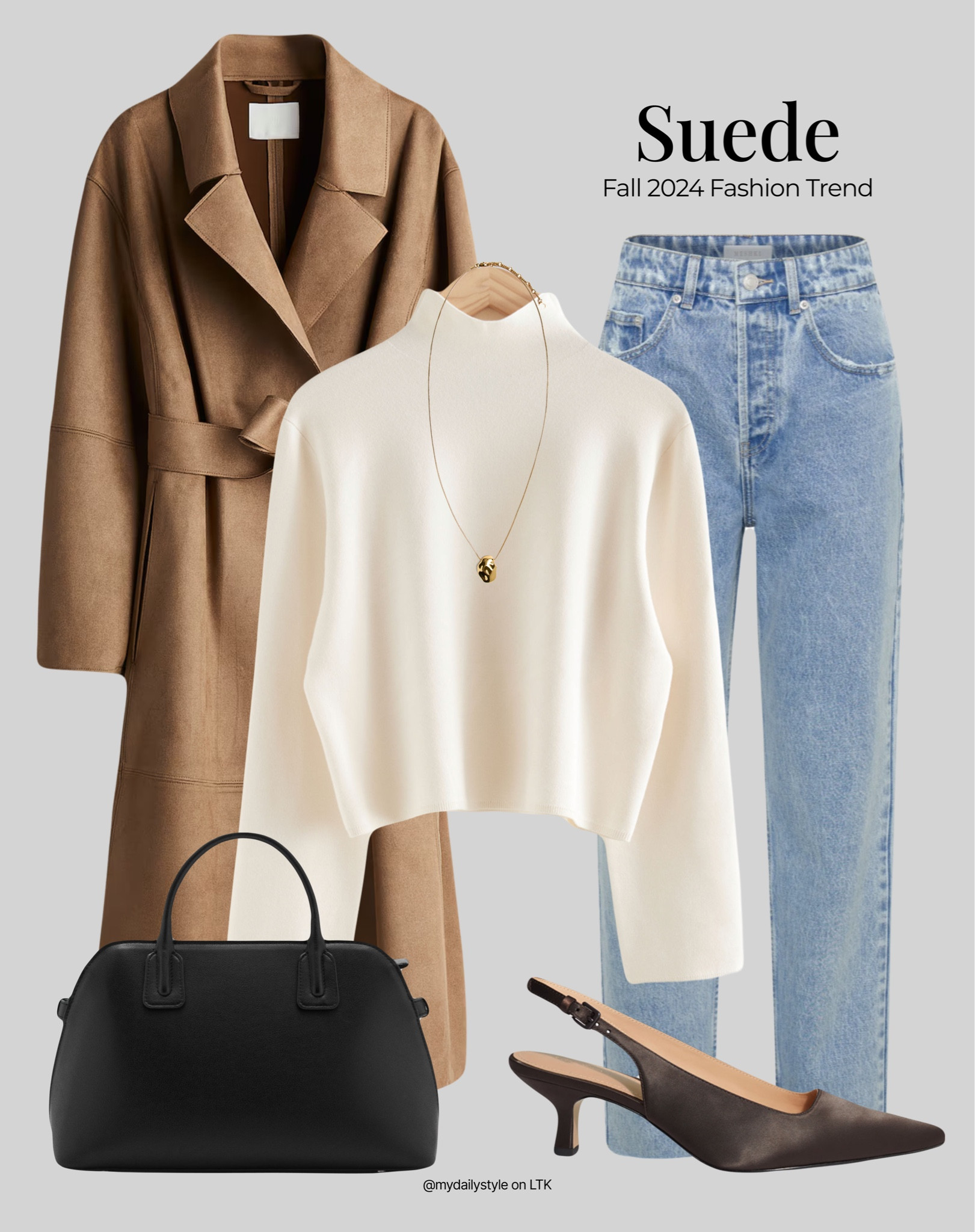 Styling faux suede  coat, knit jumper, & blue mom jean.

Check out more ideas in my profile. 

Tags: suede jacket, suede shoes, suede bag, suede skirt, suede leather, fashion trends 2024, fall style, pre-fall, autumn style, fall outfit, autumn outfit, fall fashion, autumn fashion, easy styling, simple everyday look, chic & basic outfit, Parisian look, casual outfit, capsule wardrobe, office look, brunch style, high street. 

#LTKautumn #LTKstyletip #LTKbag
