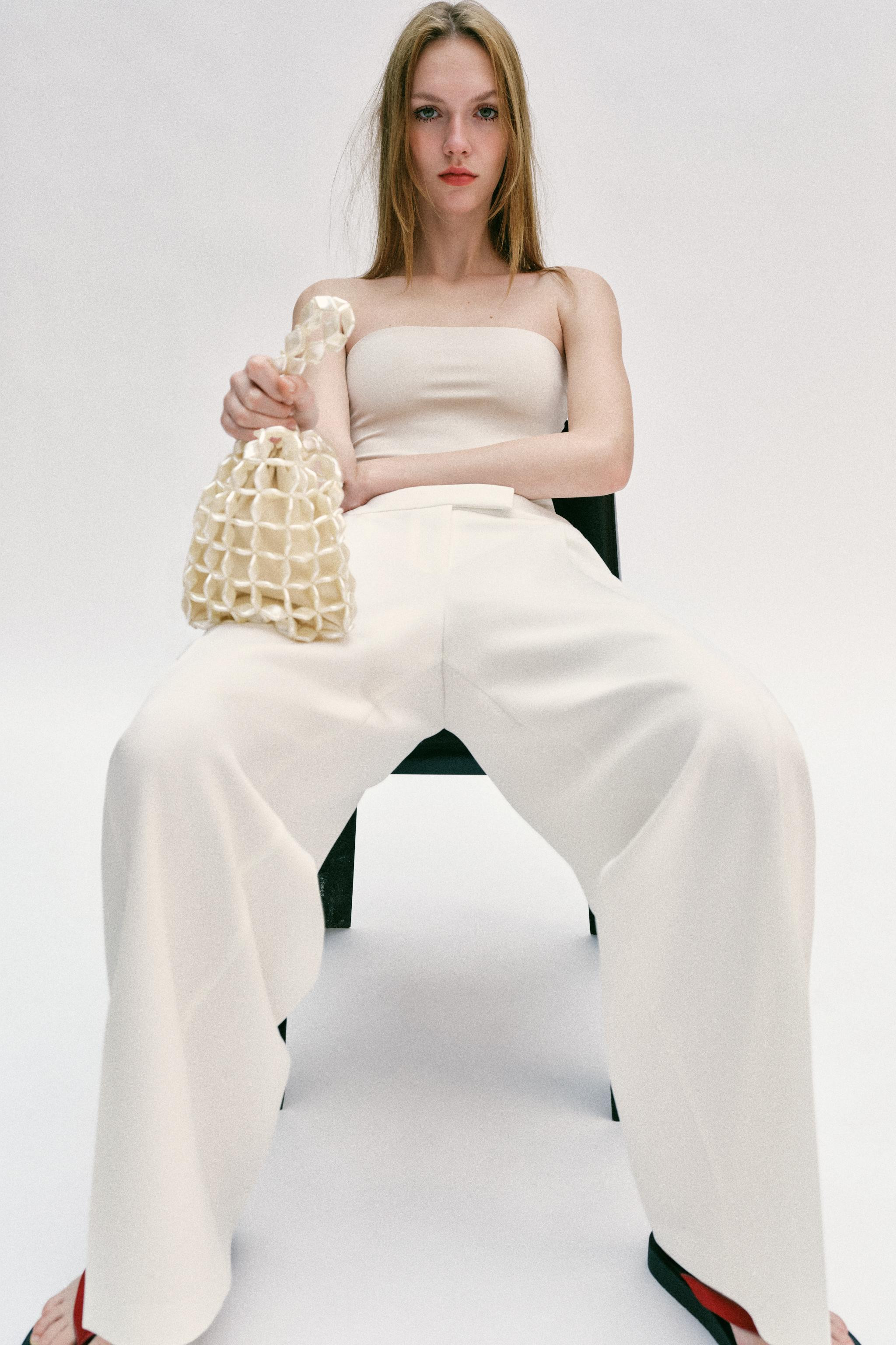 PEARLESCENT BUCKET BAG | Zara UK