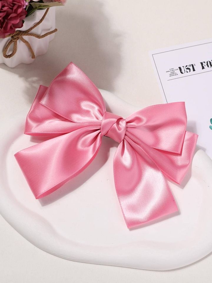 1pc Women Bow Decor Romantic French Clip For Daily Life | SHEIN