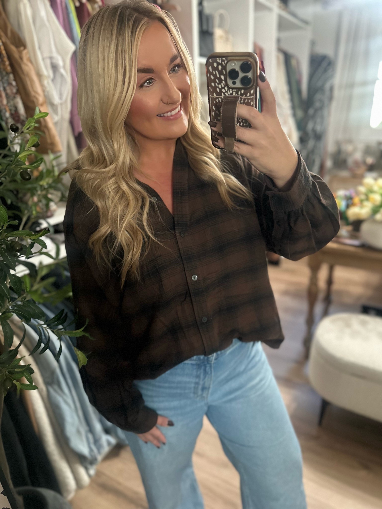 Save 30% with the code LTKFALLSALE or copy the code below into the promo code space at checkout! 

i did a medium in the flannel + the green pullover. Did a large in the waffle knit but absolutely could’ve sized down!

#LTKOver40 #LTKSaleAlert #LTKFallSale